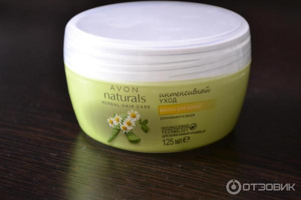 Маска для волос Avon Naturals Интенсивный уход. Ромашка и алоэ фото