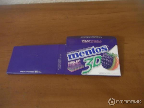 Жевательная резинка Mentos 3D