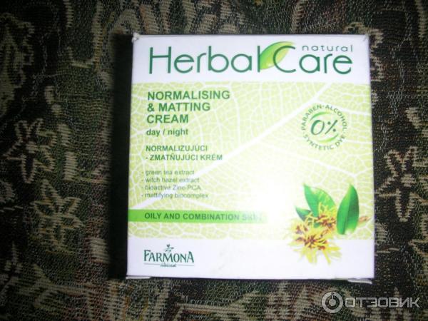 Herbal Care Natural крем нормализирующий и матирующий для лица день/ночь фото