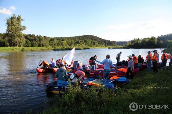 Сплав по реке Юрюзань (Россия, Челябинская область) фото