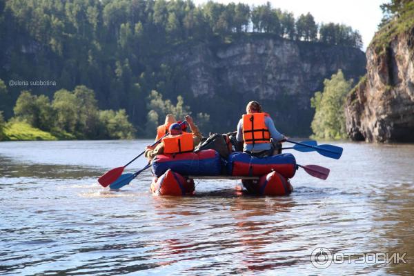 Сплав по реке Юрюзань (Россия, Челябинская область) фото