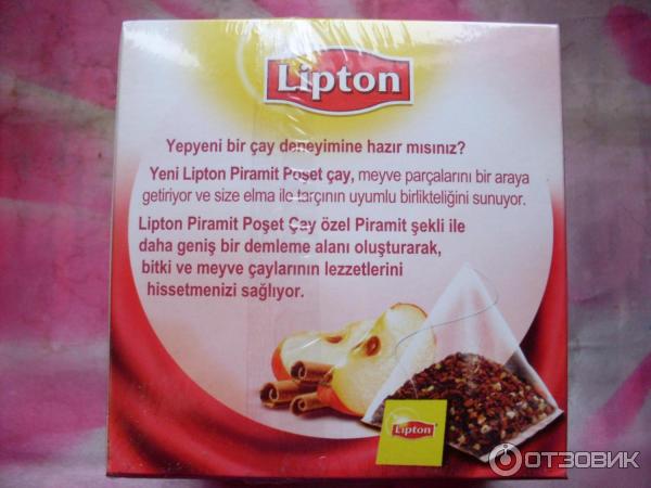 Чай черный Lipton в пирамидках фото