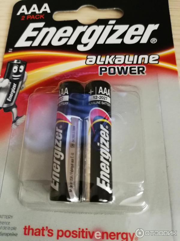 Батарейки Energizer AAA фото