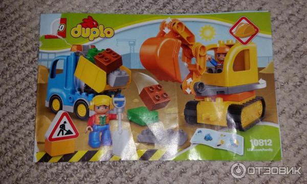 Конструктор Lego Duplo Грузовик и гусеничный экскаватор 10812 фото