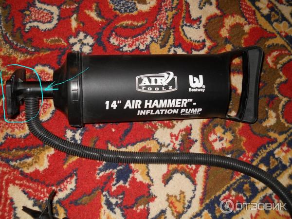 Насос ручной для надувания шаров Bestway Air Hammer фото