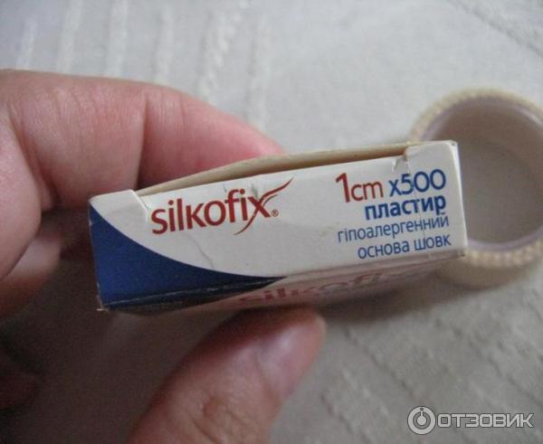 Лейкопластырь гипоаллергенный Silkofix на шелковой основе фото