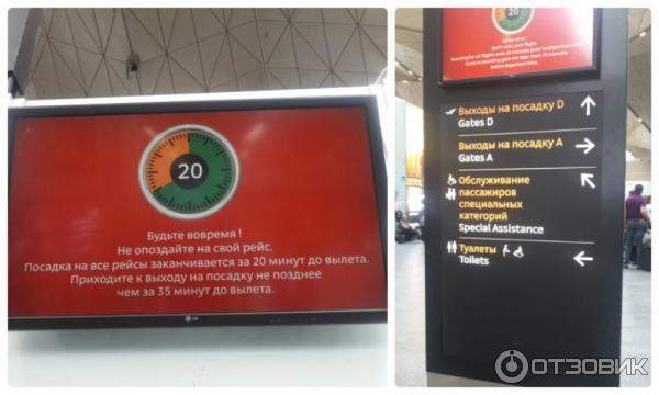 Международный аэропорт Пулково, г. Петербург. Указатели