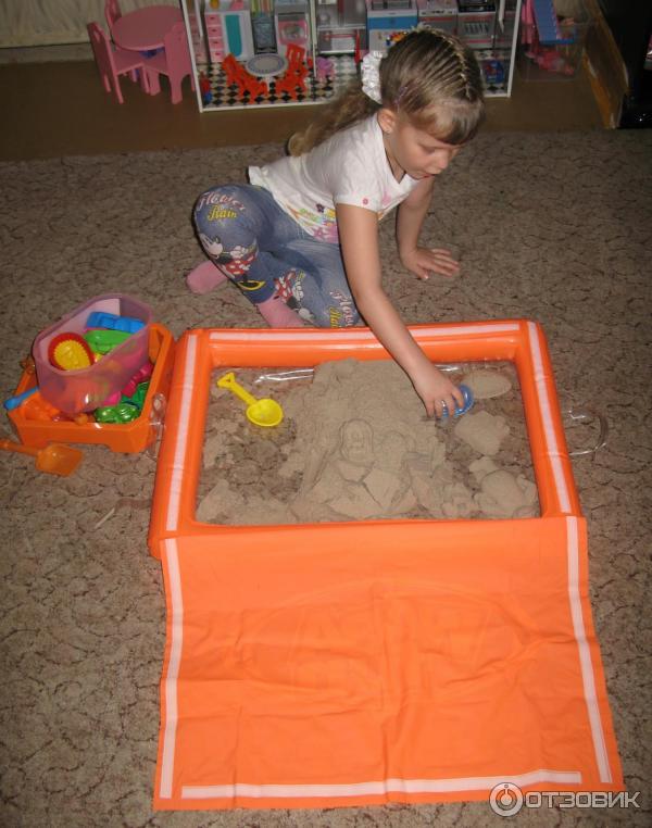 Кинетический песок для детей Kinetic Sand фото