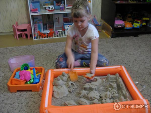 Кинетический песок для детей Kinetic Sand фото