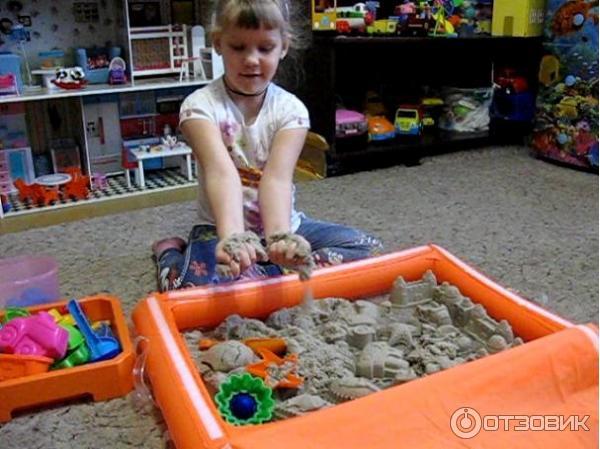 Кинетический песок для детей Kinetic Sand фото