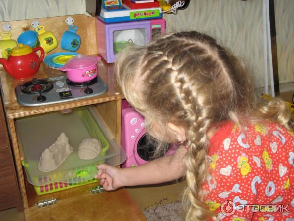 Кинетический песок для детей Kinetic Sand фото