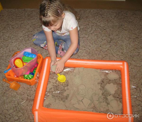 Кинетический песок для детей Kinetic Sand фото