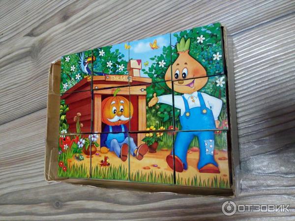 Игрушка Step Puzzle Кубики в картинках фото