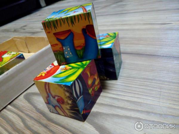 Игрушка Step Puzzle Кубики в картинках фото