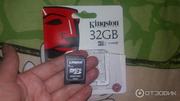 Карта памяти Kingston microSD microSDHC 32 GB Class 10 фото