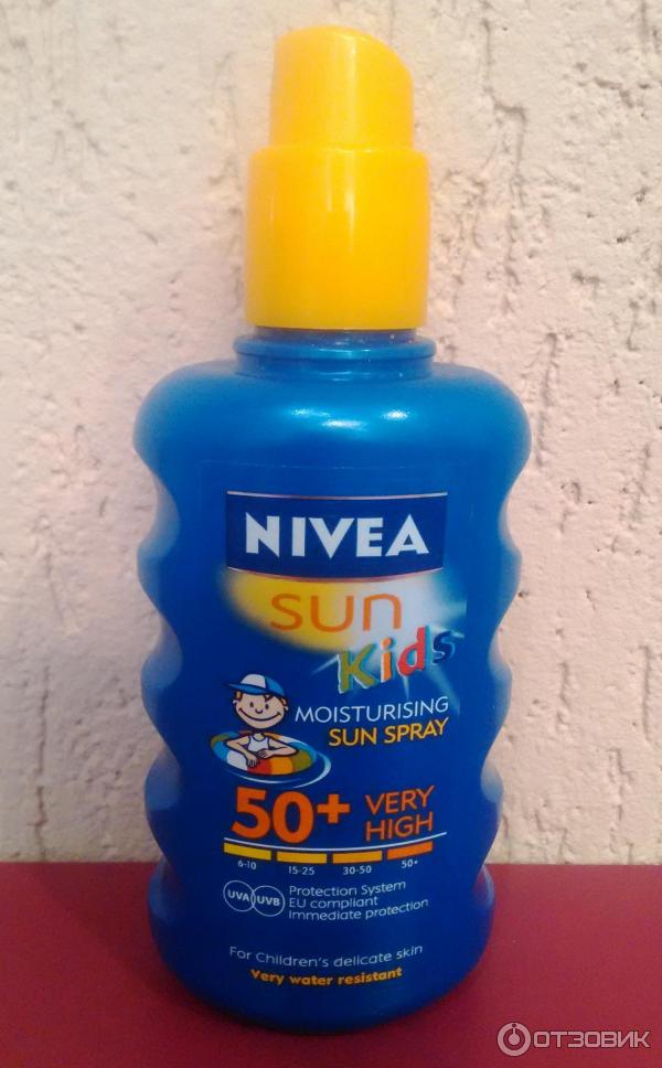 Солнцезащитный спрей для детей Nivea Sun Kids SPF 50 фото