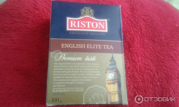 Чай Riston English Elite Tea (смесь черного и зеленого чая) фото