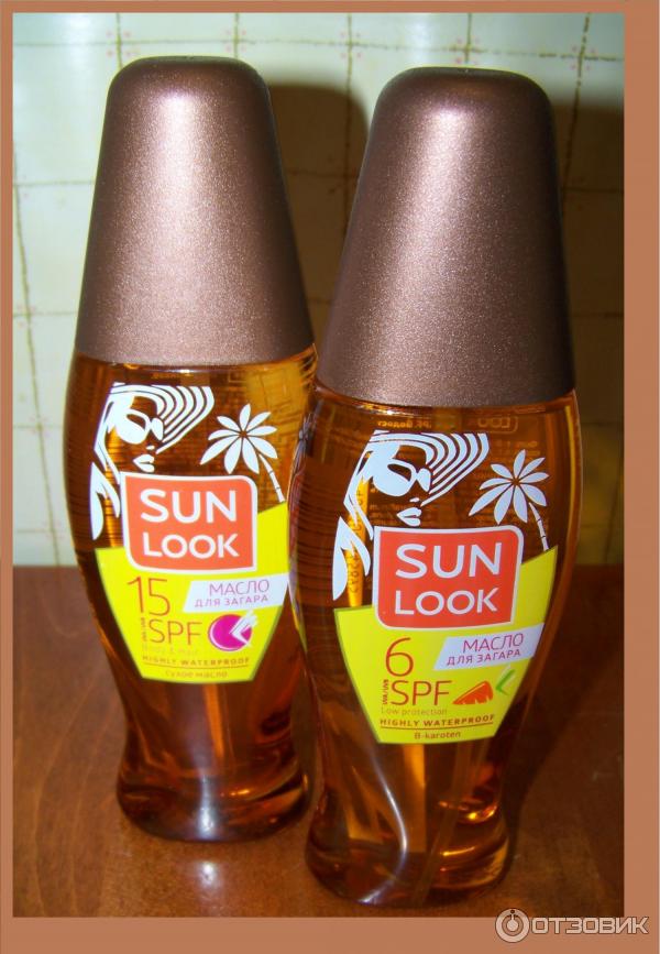 Сухое масло для загара SUN LOOK SPF-15 150 мл фото