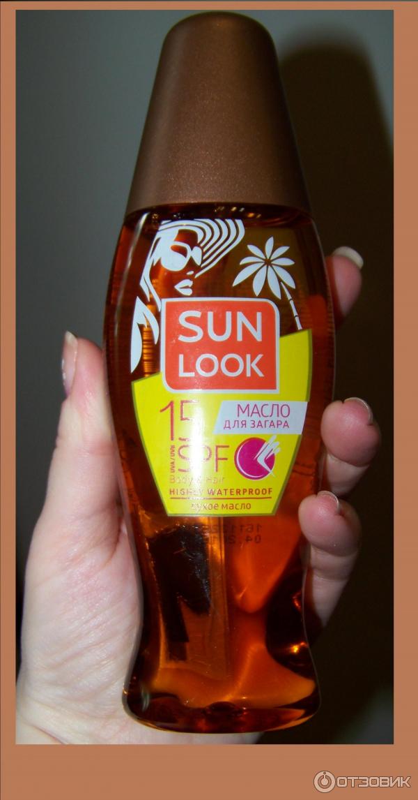 Сухое масло для загара SUN LOOK SPF-15 150 мл фото