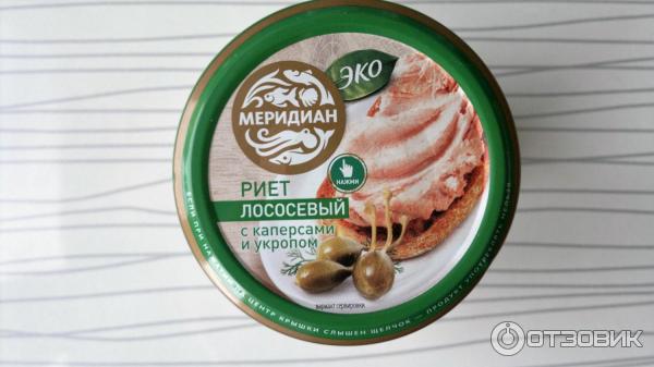 Риет из лосося с каперсами и укропом Меридиан-Эко фото
