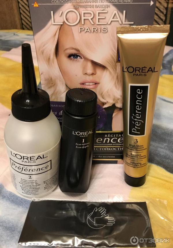 Краска для волос L'Oreal Recital Preference 10.21 Стокгольм фото