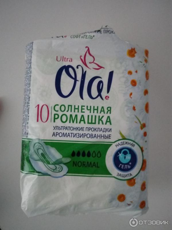 Ультратонкие прокладки Ola! Ромашка фото