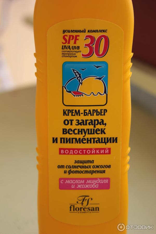 Крем-барьер от загара, веснушек и пигментации Floresan SPF 30 фото