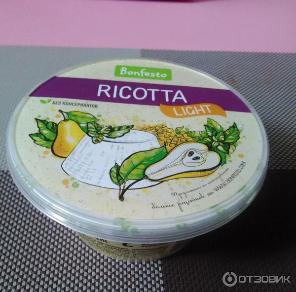 Сыр мягкий Bonfesto Ricotta light фото