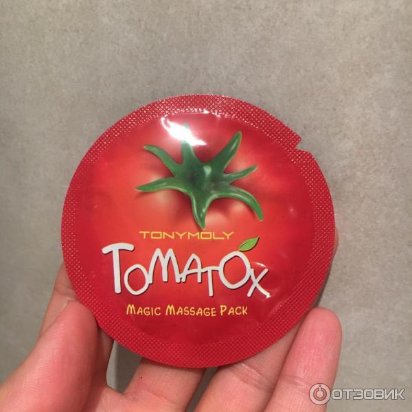 Массажная отбеливающая маска для лица Tony Moly Tomatox фото