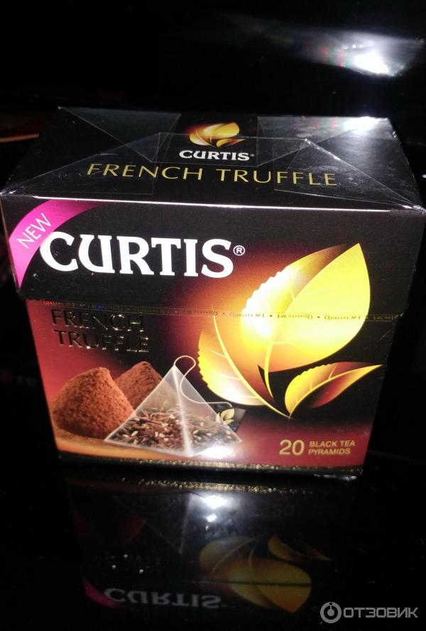 Чай черный Curtis French Truffle Французский трюфель в пирамидках фото