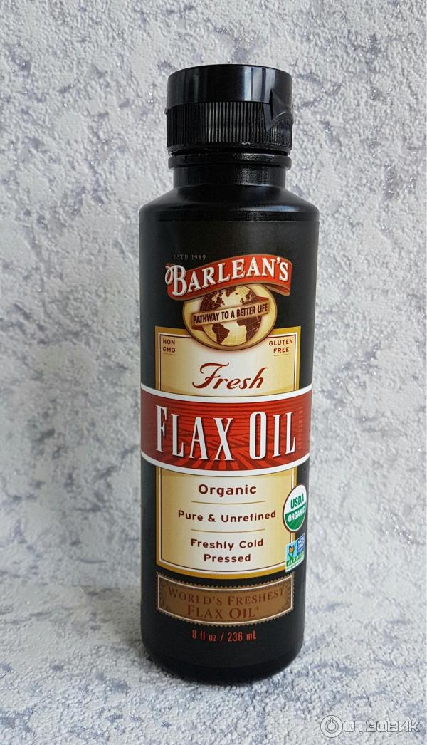 Льняное масло Barlean's Fresh Flax Oil фото