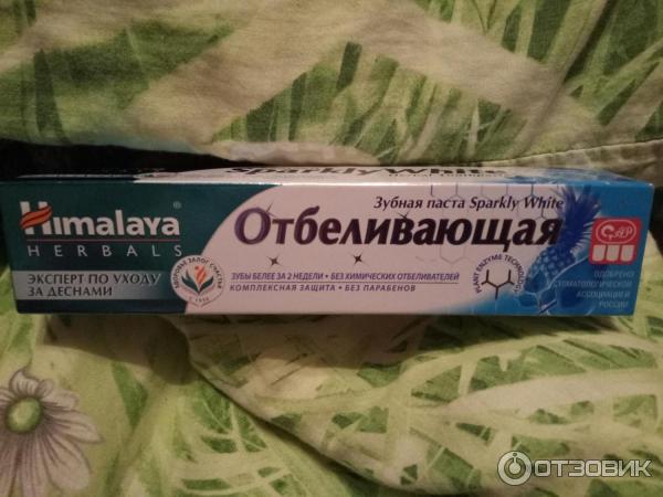 Зубная паста Himalaya Herbals Sparkly White фото