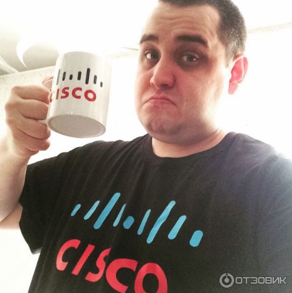 Кружка и футболка cisco из магазина kolorado Спасибо вам! Очень качественный сервис!