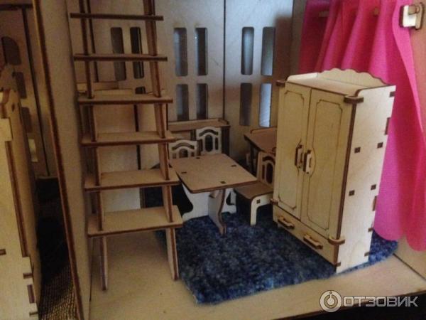 Модель деревянная сборная 3d Wooden Toys ВГА Готический дом фото