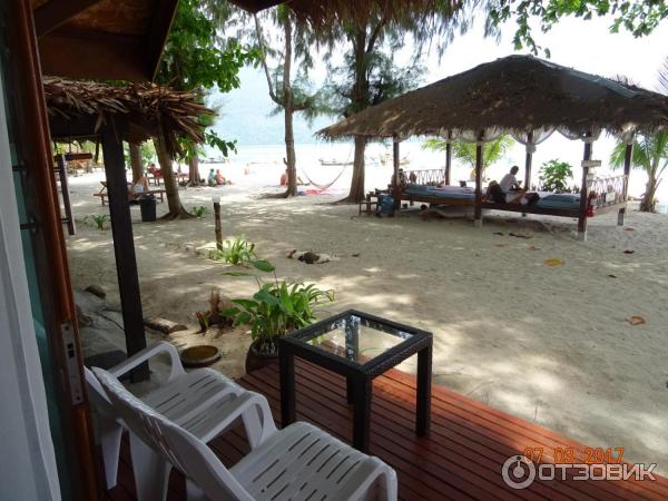 Lipe beach resort, пляжные бунгало.