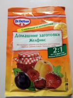 Желирующее вещество Dr.Oetker "Желфикс" фото