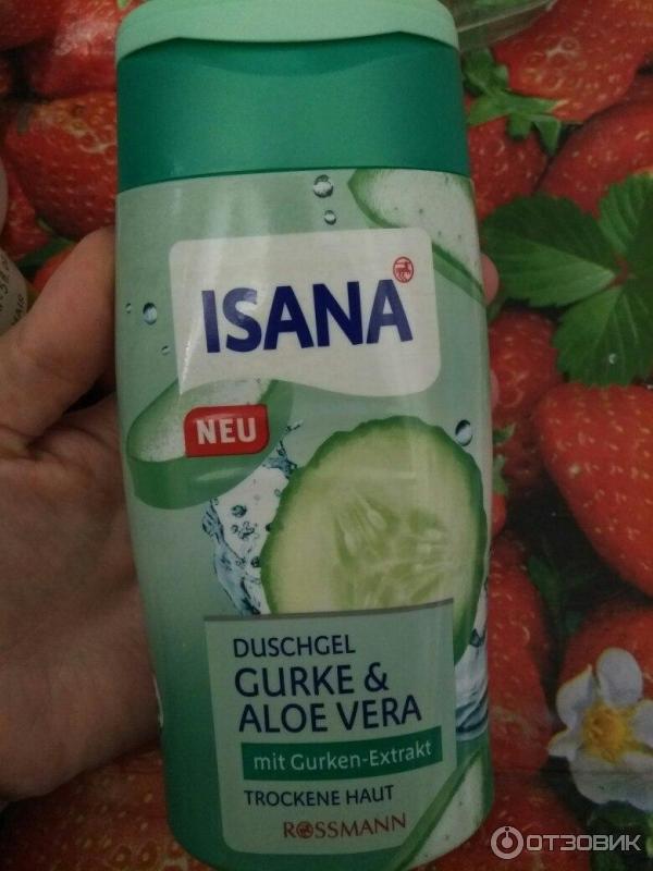 Гель для душа ISANA duschgel gurke &aloe vera фото