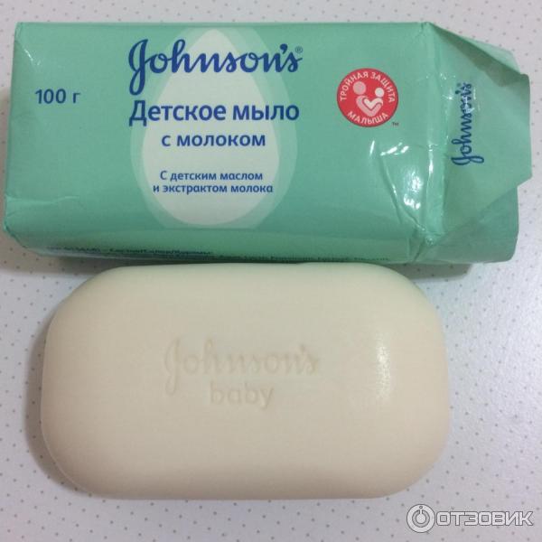 Детское мыло Johnson’s с детским маслом и экстрактом молока фото