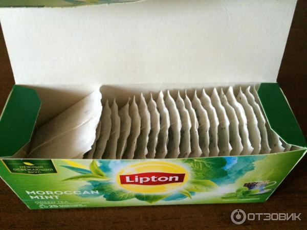 Чай зеленый Lipton Moroccan Mint фото