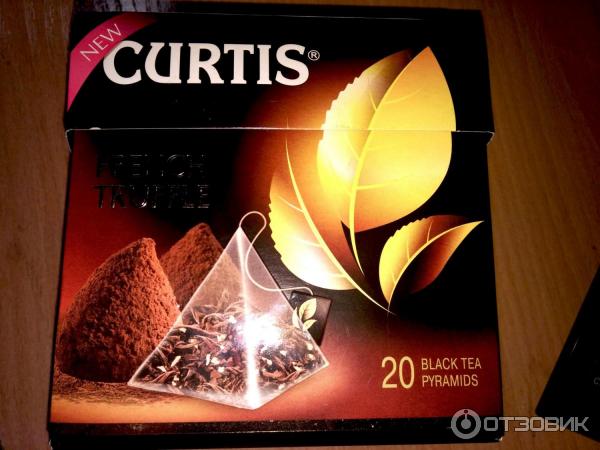 Чай черный Curtis French Truffle Французский трюфель в пирамидках фото