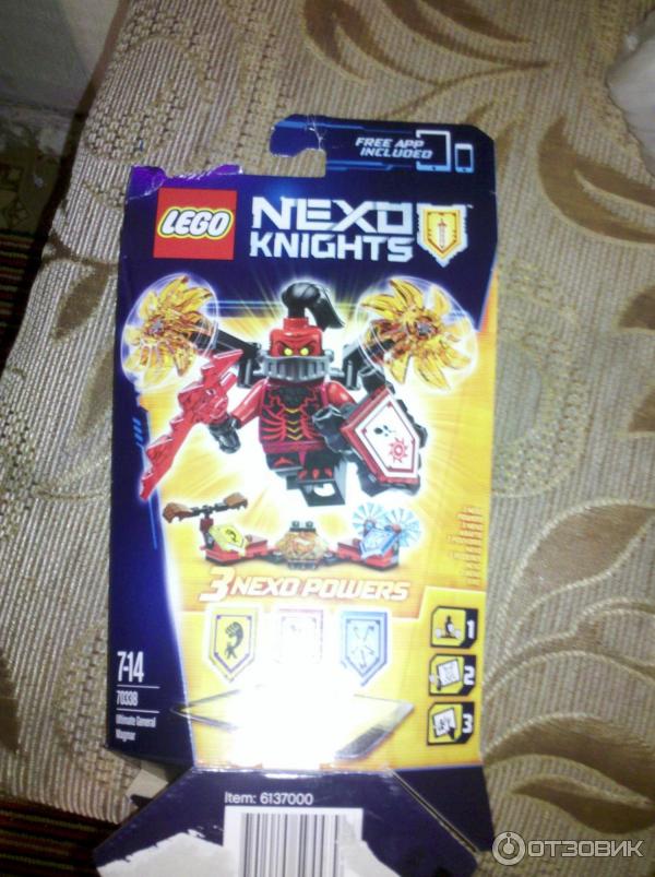 Конструктор фигурка lego nexo knights ultimate general magmar фото