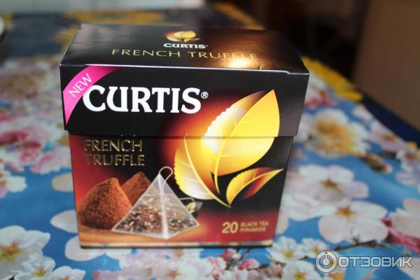 Чай черный Curtis French Truffle Французский трюфель в пирамидках фото