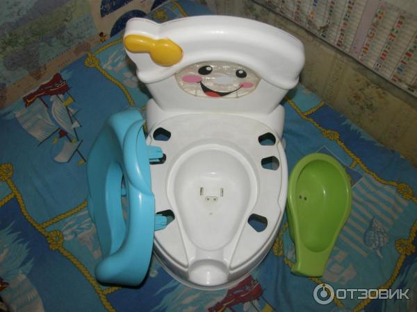 Музыкальный горшок с прозрачным сливным баком от Fisher Price (Фишер прайс) Научи меня