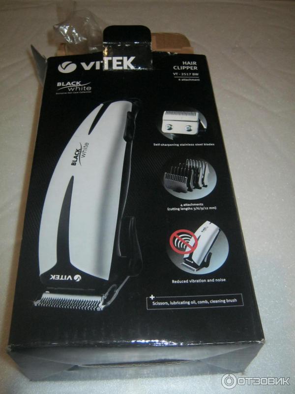 Машинка для стрижки волос Vitek VT-2517 BW фото