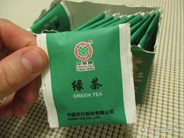 Чай зеленый Chinatea пакетированный Green tea фото