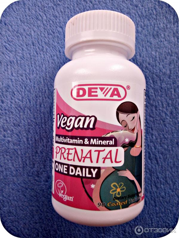 Мультивитаминный комплекс Deva Vegan Prenatal-упаковка