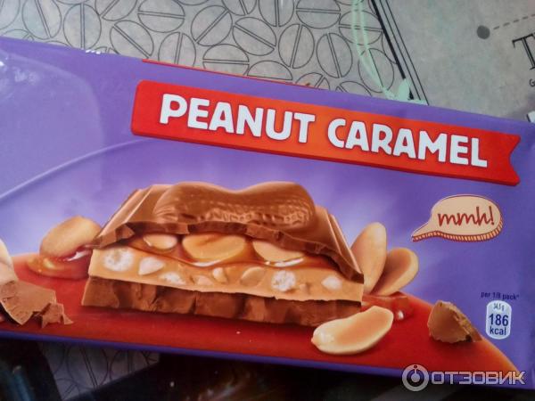 Молочный шоколад Milka Peanut Caramel