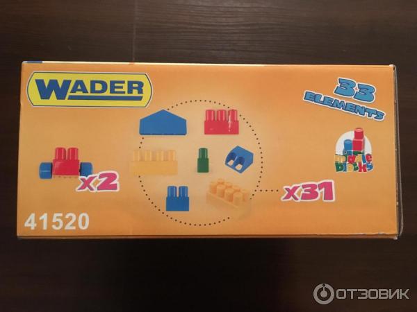 Конструктор Wader Middle Blocks 41520 фото