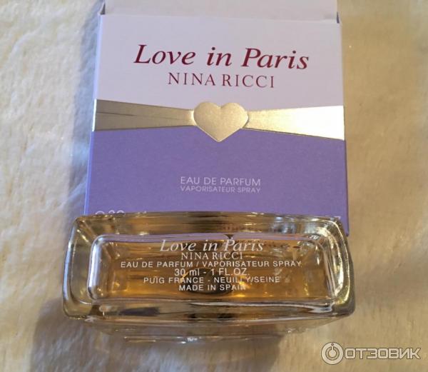 Парфюмерная вода Nina Ricci Love In Paris фото