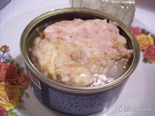 Тушенка, Тушеная свинина Великолукского, очень жирная